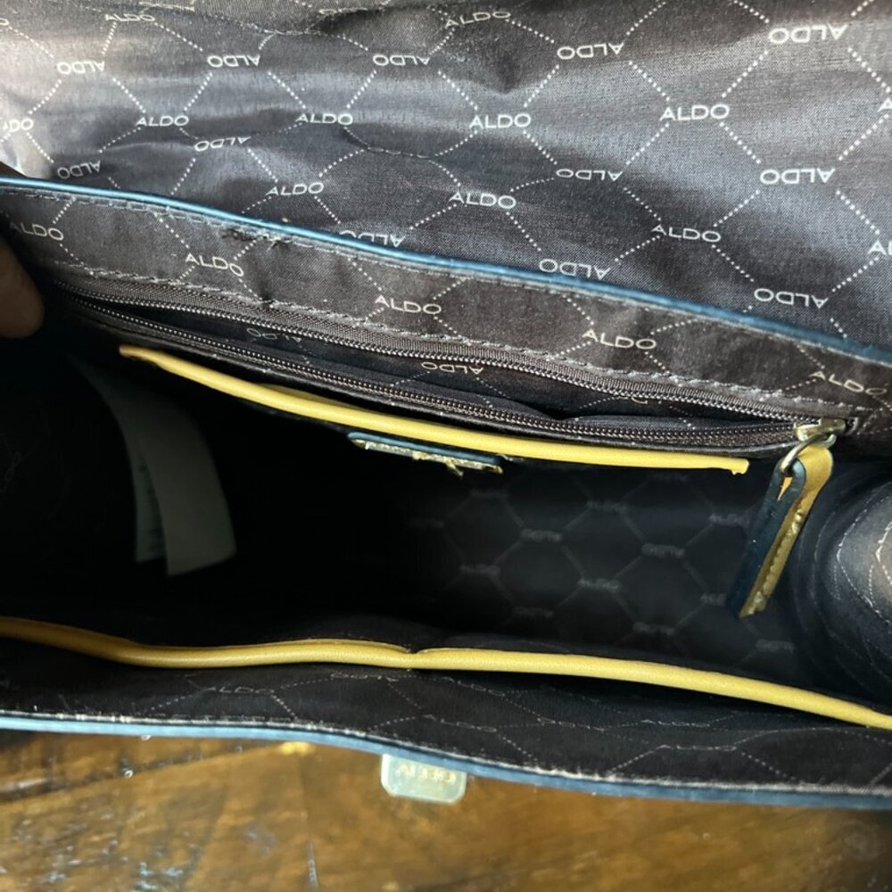 Aldo Yellow Medium Vibrant Crossbody Purse - Picture 3 of 9